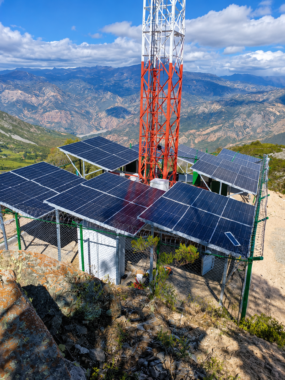 Paneles solares en zona rural — foto 3